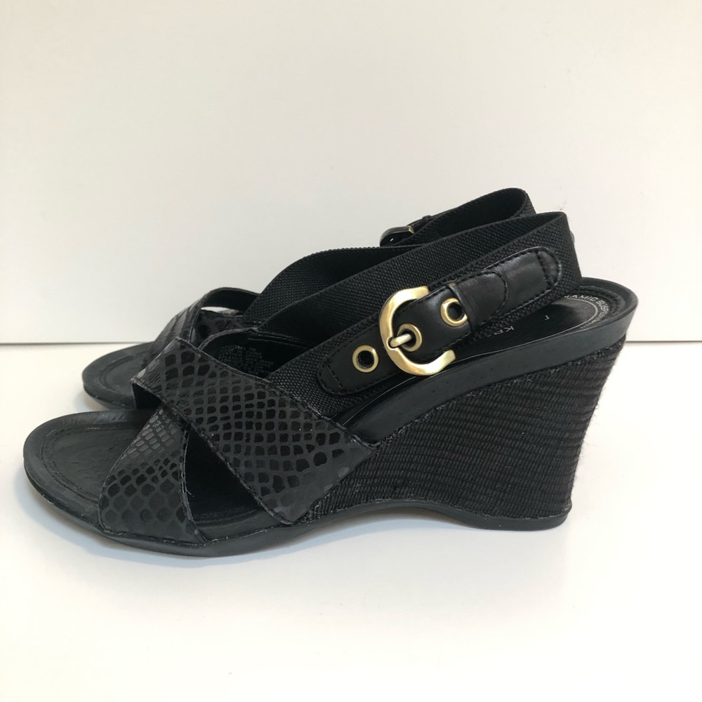 Rockport Black Sandals with Buckle EUC